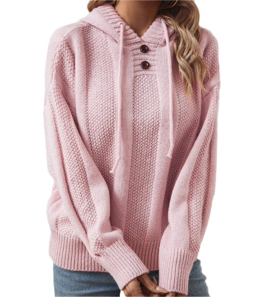 Drawstring Pullover Sweater Hoodie