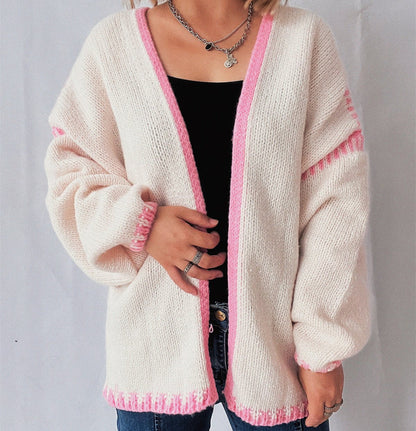 Knitted Preppy Chic Cardigan