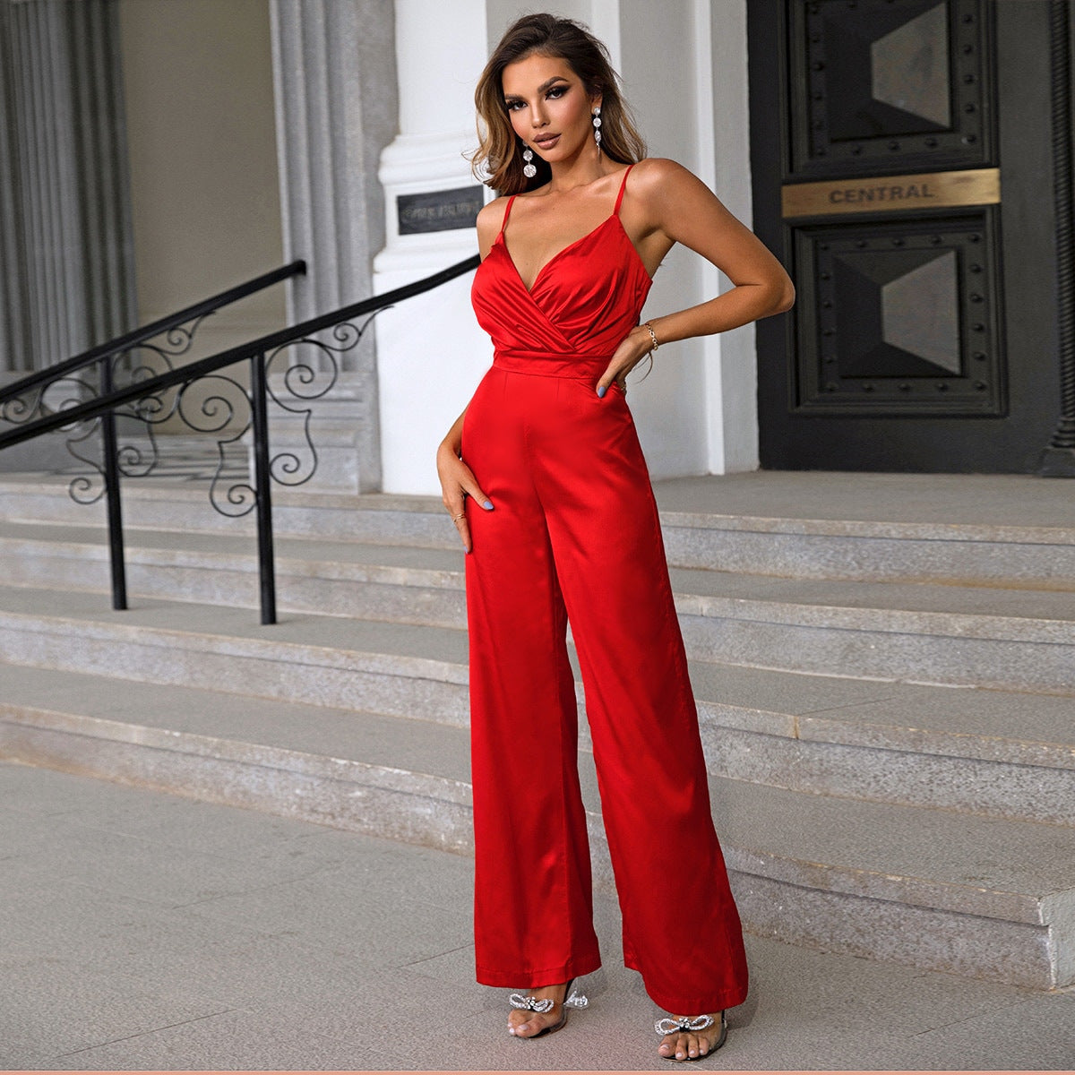 Sexy Wide Leg Jumpsuit