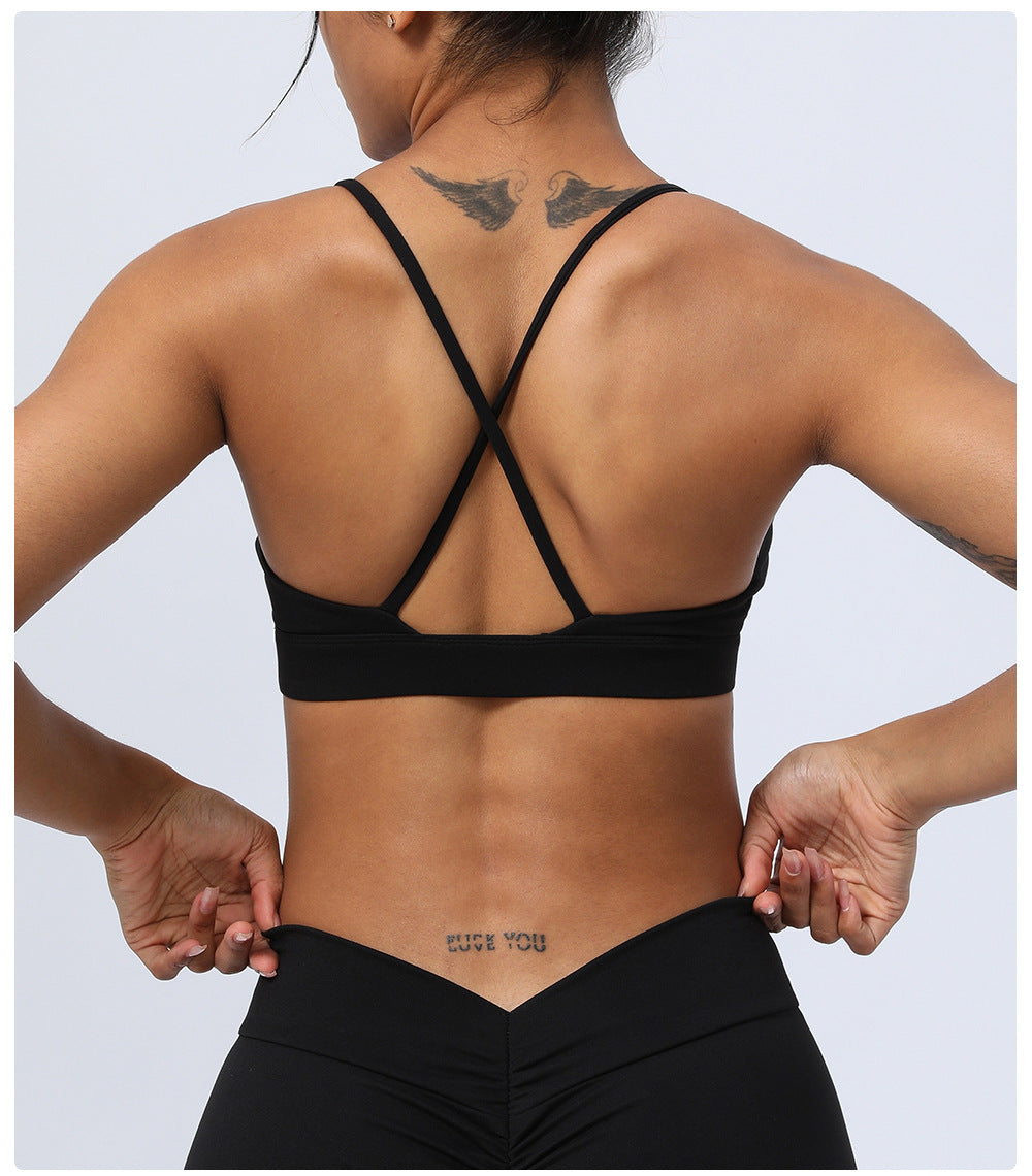 Yoga Cross Back Underwired Sports Bra