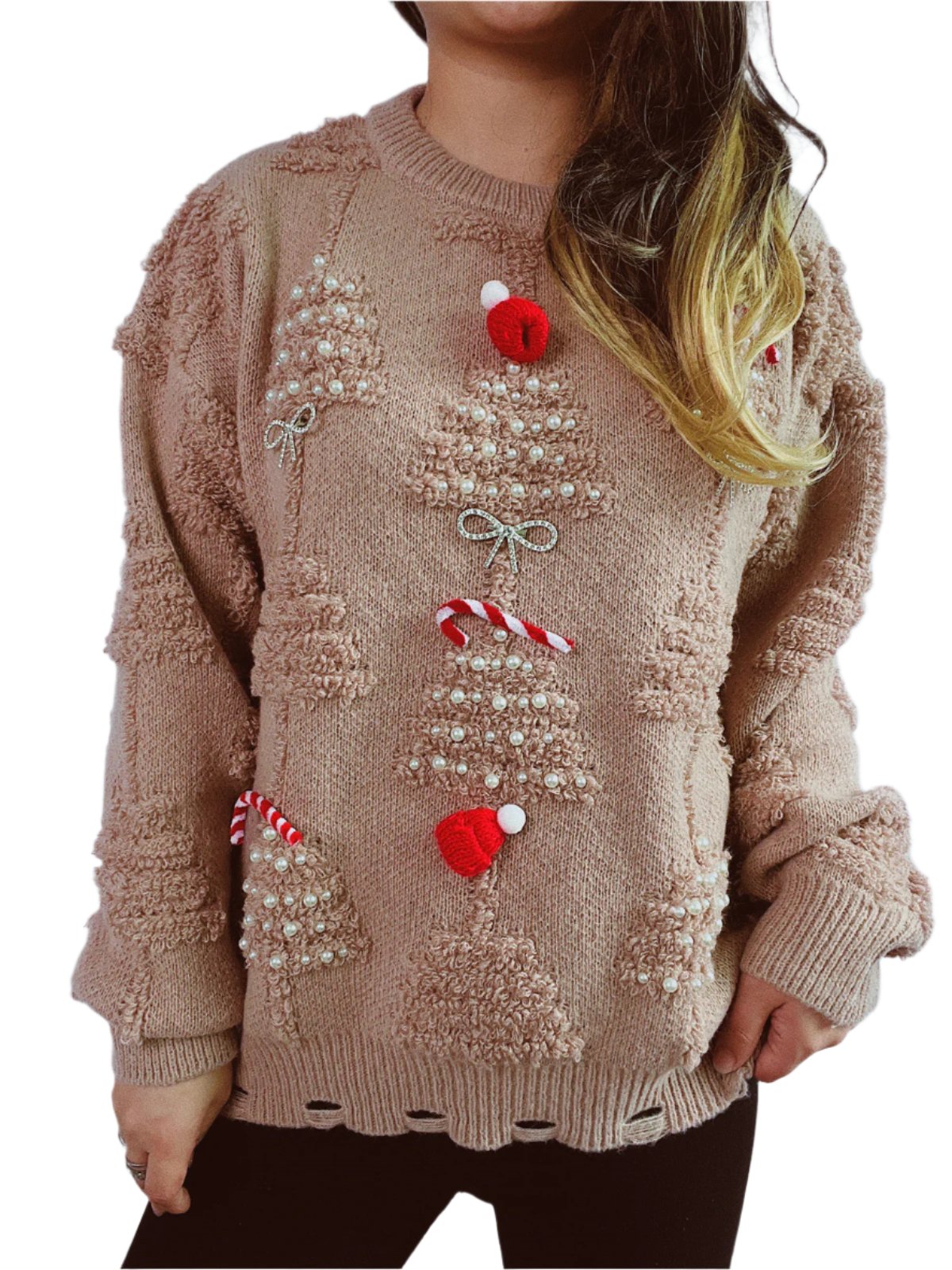 Christmas Decoration Flocking Sweater