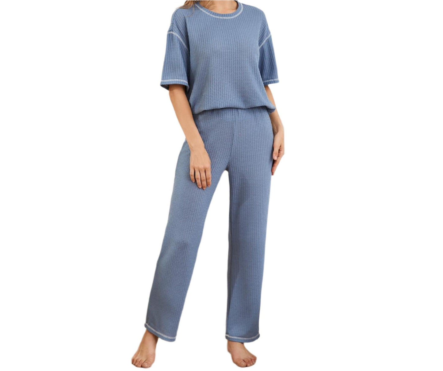 Comfortable Short Sleeve Loungewear Set