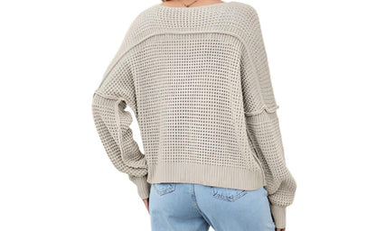 Shoulder Baring Sweater