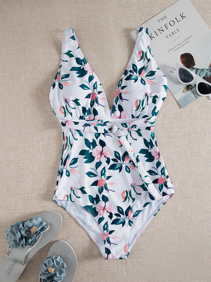 Floral Beach Swimsuit