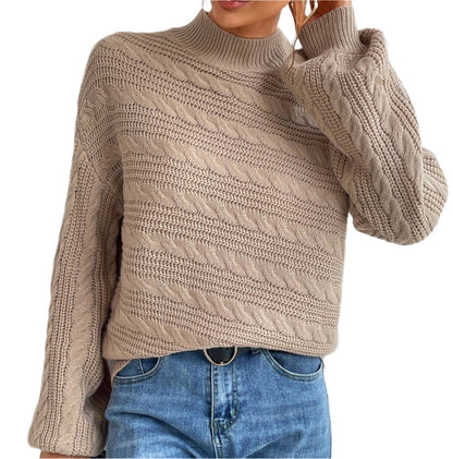 Loose Twist Pullover Sweater