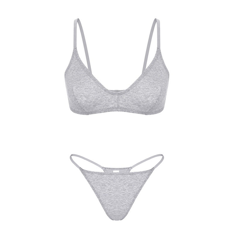 Ultra Soft Breathable Underwired Sports Type Bra Set