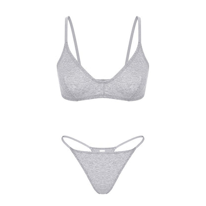 Ultra Soft Breathable Underwired Sports Type Bra Set