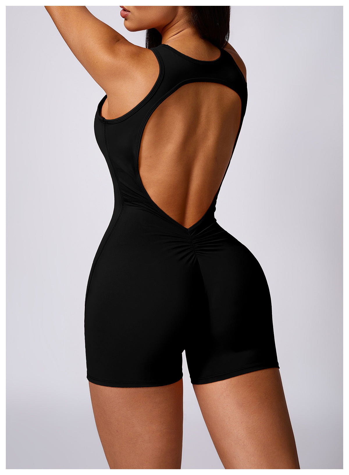 Quick Dry Hip Raise Yoga Running Sportswear Tight Fitness One Piece Romper