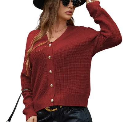 Knitted Button Cardigan