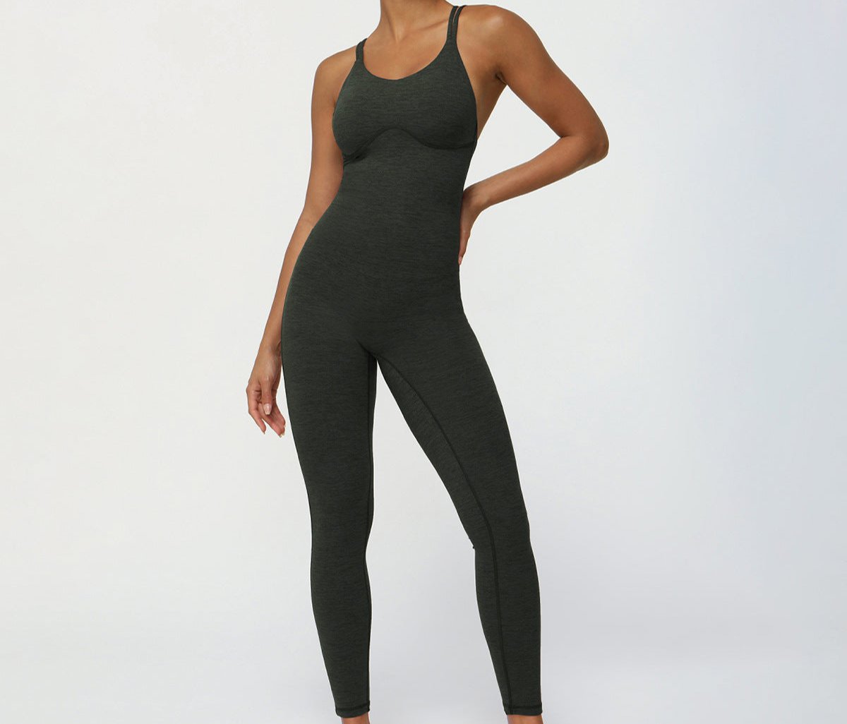 Shaping Hip Lifting Quick Drying Breathable Fitness Jumpsuit