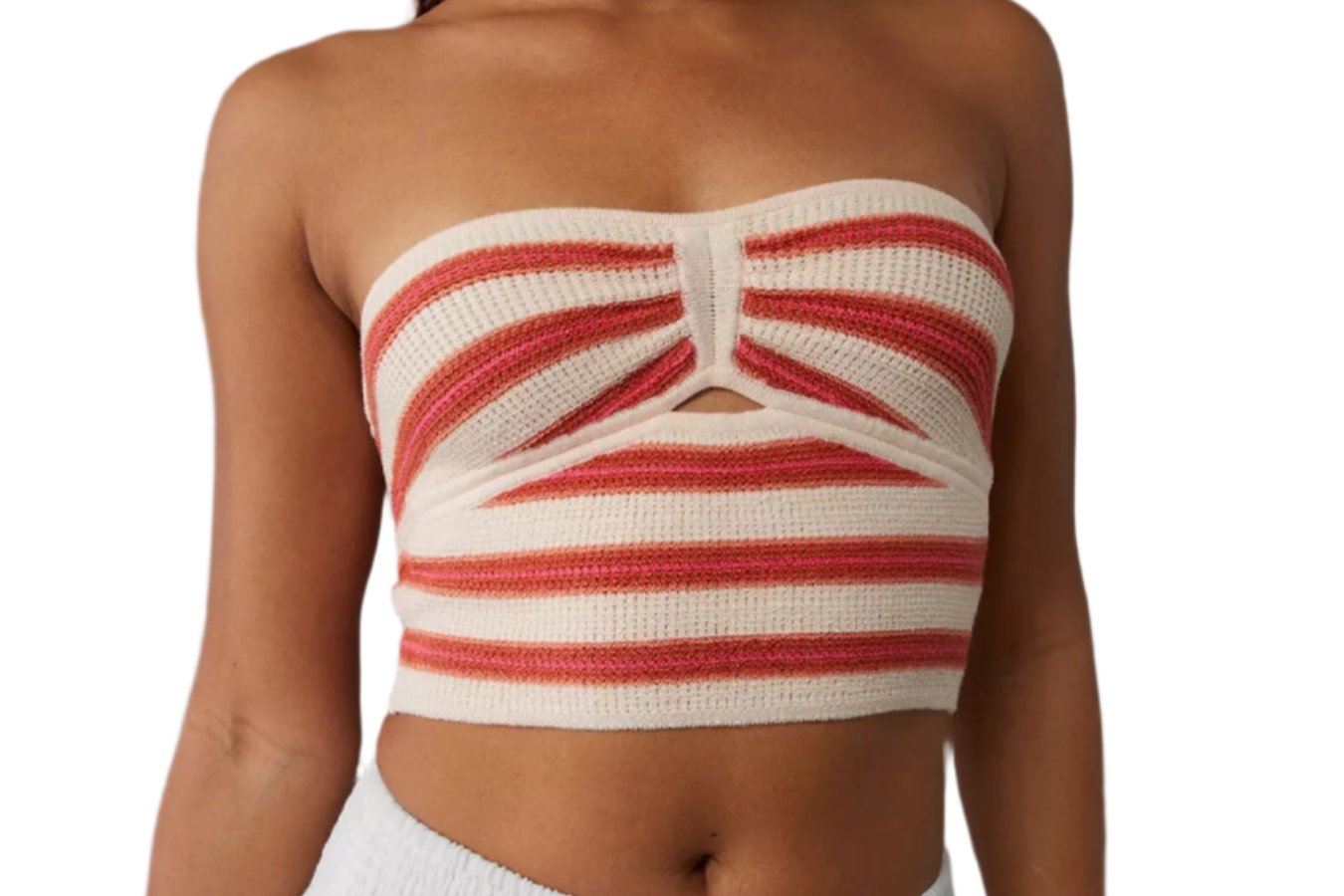 Striped Sexy Crop Tube Top