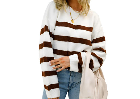 Striped Pullover Sweater