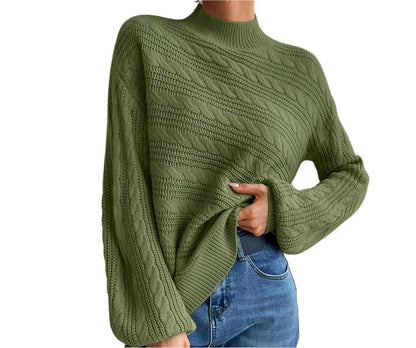 Loose Twist Pullover Sweater