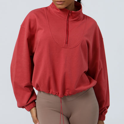 Sports Running Half Zipper Sweatshirt