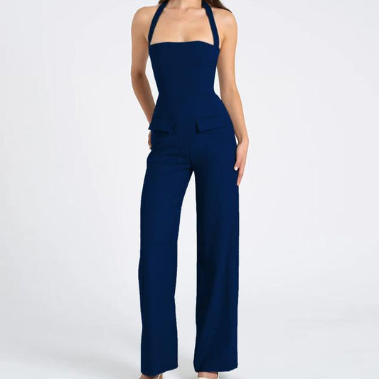 Sexy Slimming Halter Jumpsuit