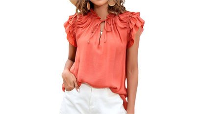 Ruffle Sleeve Top