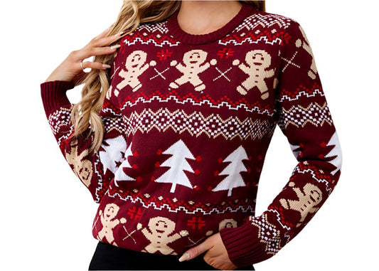 Gingerbread Man Pullover Sweater