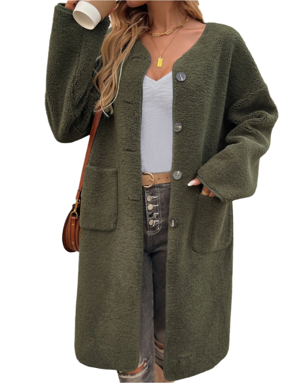 Cardigan Pocket Trench Coat