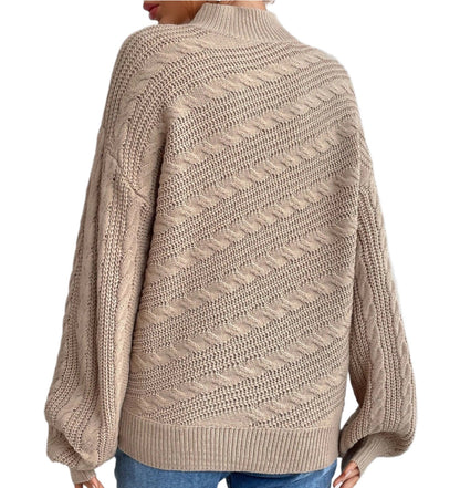 Loose Twist Pullover Sweater