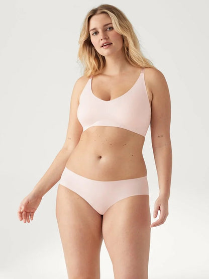 Seamless Nude Feel Bra Set