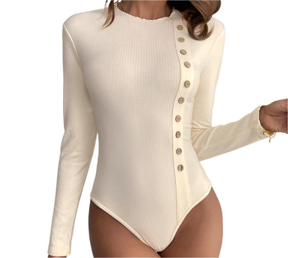 Sunken Stripe Long Sleeve Bodysuit