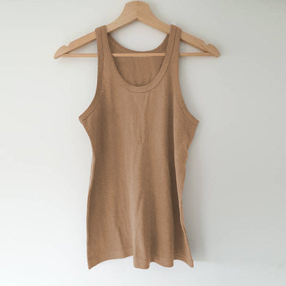 Idle Minimalist Summer Cotton Linen Sleeveless Top - Tamra.Shop.Social