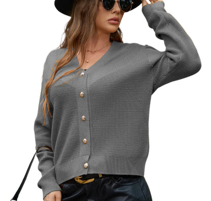 Knitted Button Cardigan