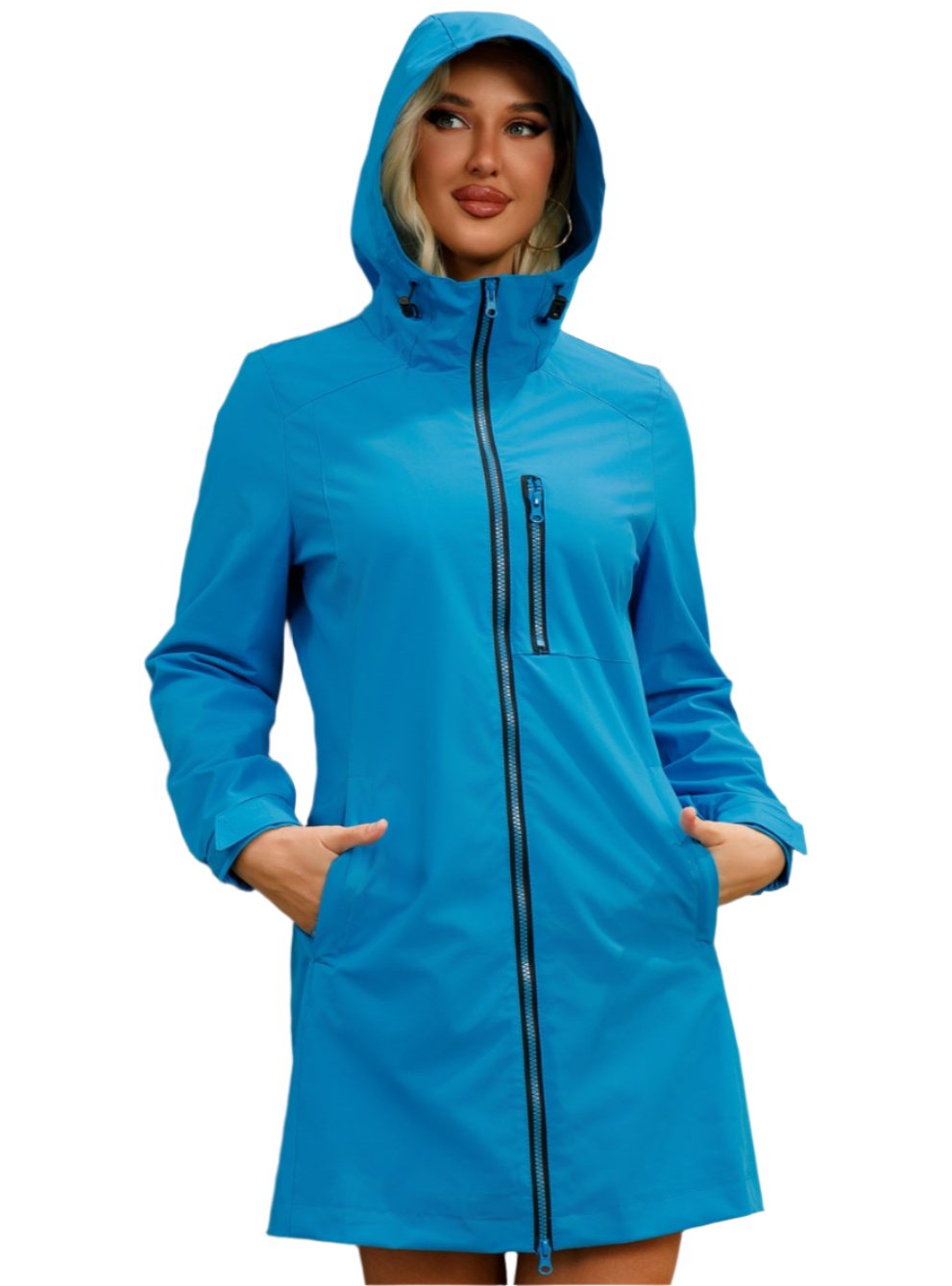 Waterproof Windbreaker Hooded Coat