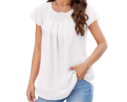 Flying Sleeves Chiffon Blouse