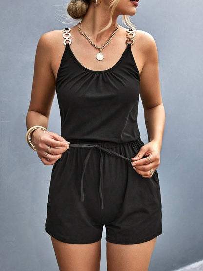 Metal Strap Romper