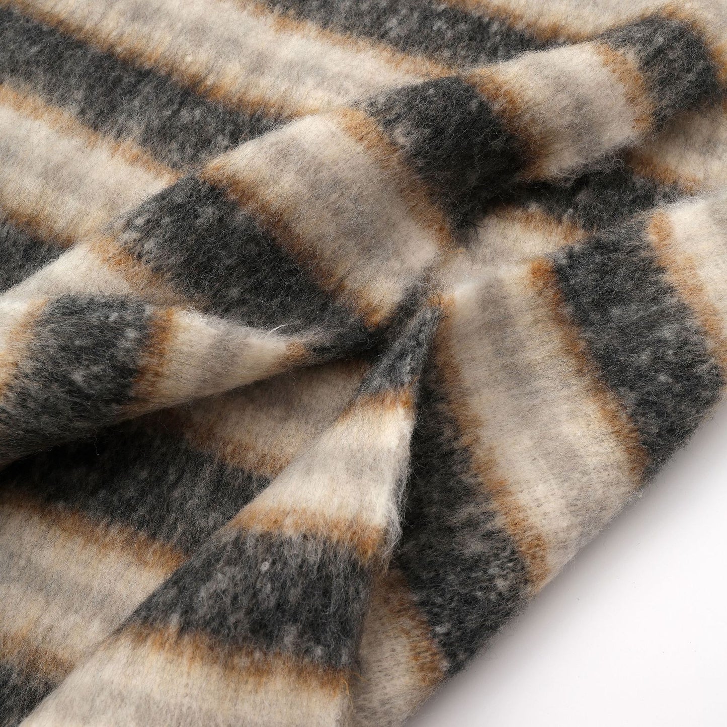 Mohair Striped Scarf Shawl