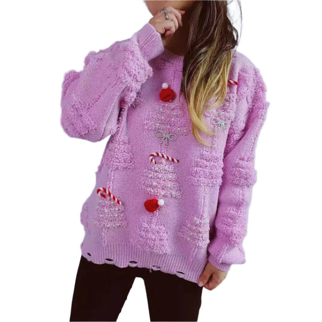 Christmas Decoration Flocking Sweater