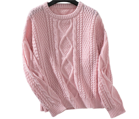 Cable Knit Pullover Sweater