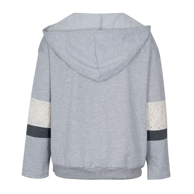 Long-Sleeved Hooded Sweatshirt