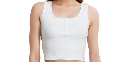 Sexy Slim Fit Cotton Cropped Top