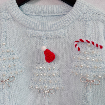 Christmas Decoration Flocking Sweater