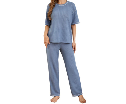 Comfortable Short Sleeve Loungewear Set