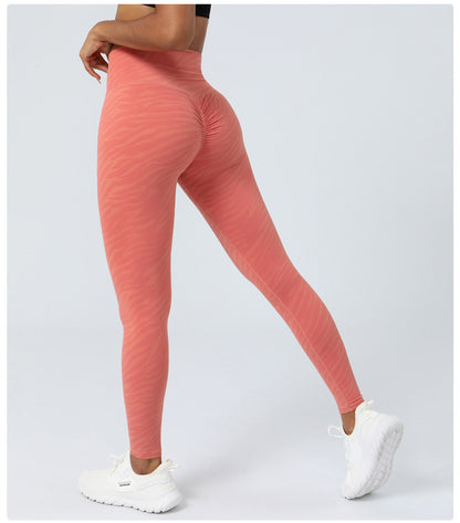 Hip Lifting Print Yoga Pants