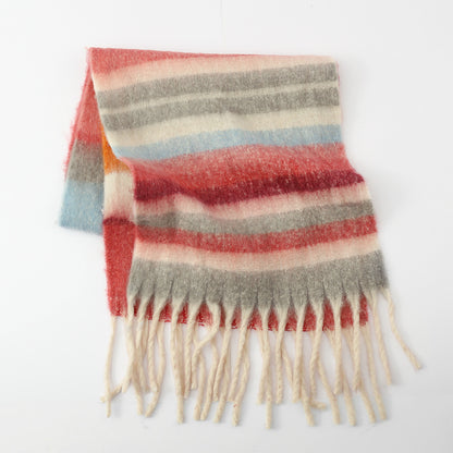 Color Striped Scarf