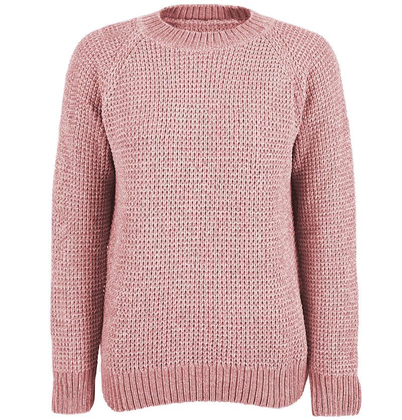 Round Neck Long Sleeve Sweater