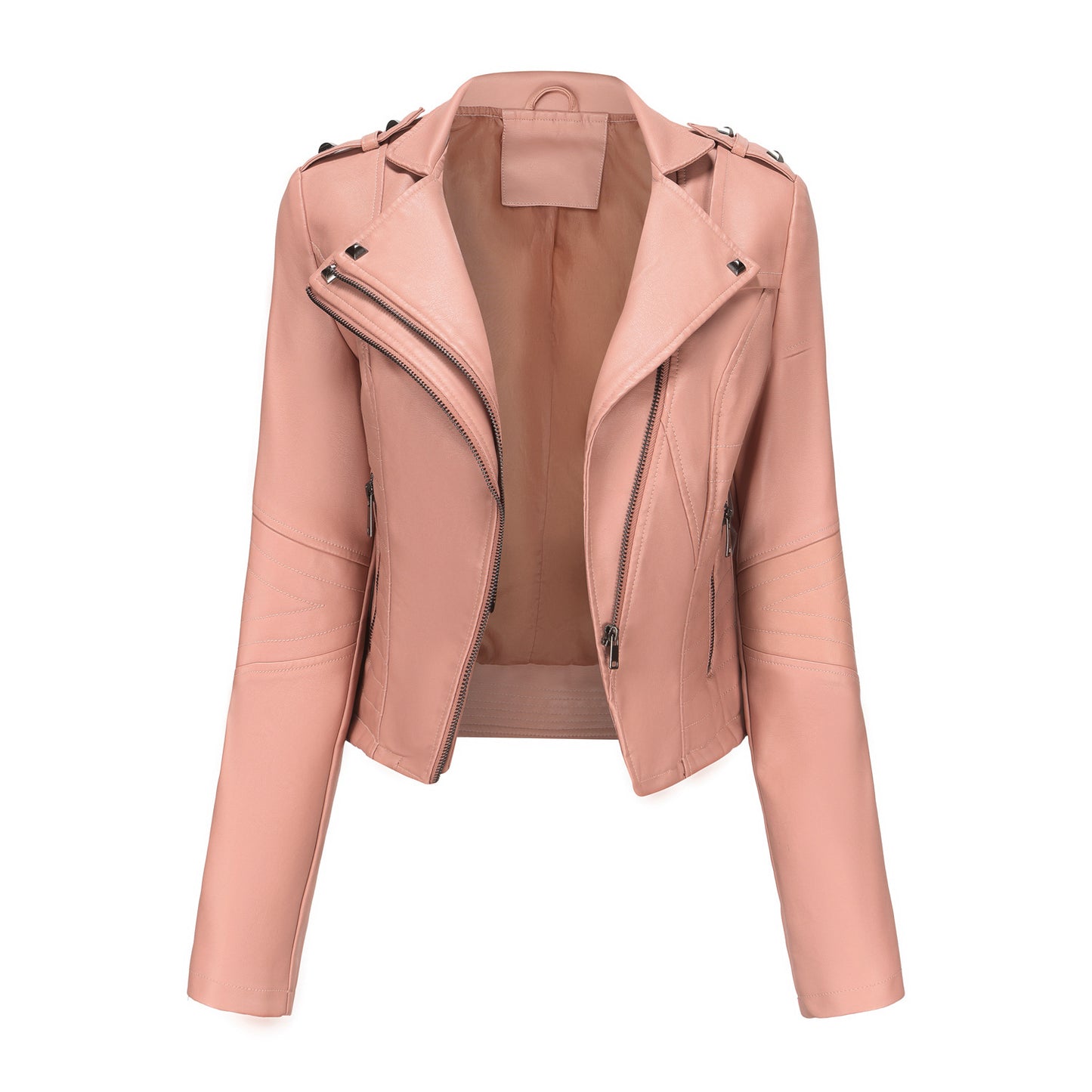 Rivet Leather Jacket