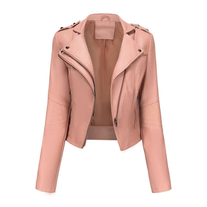 Rivet Leather Jacket