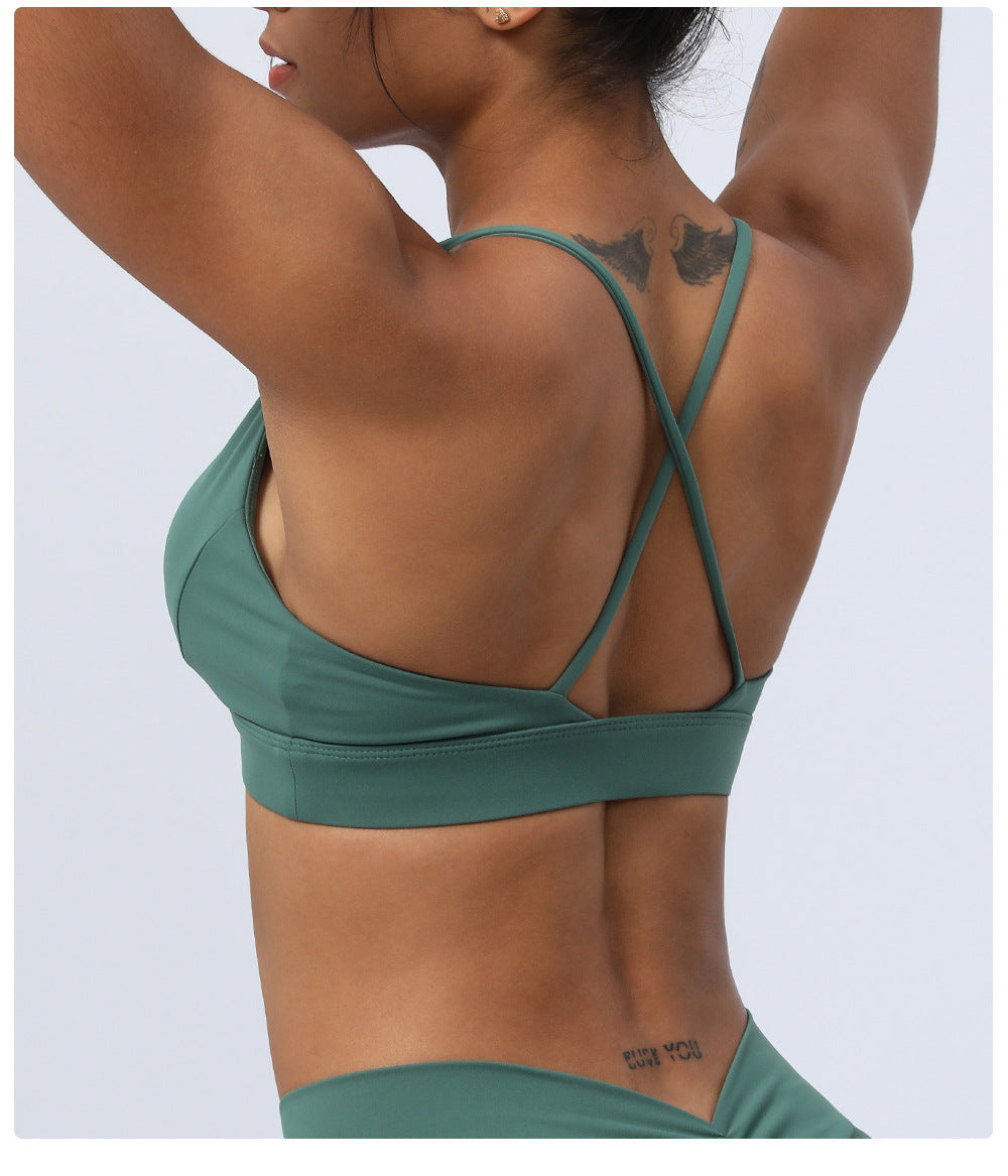 Yoga Cross Back Underwired Sports Bra