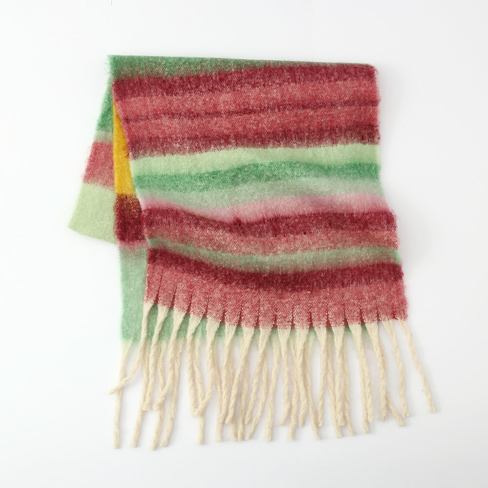 Color Striped Scarf