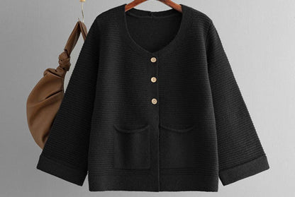 Knitted Cardigan Coat