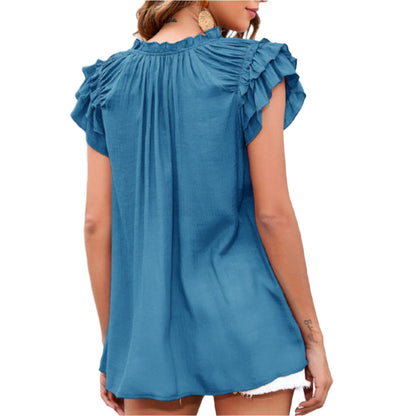 Ruffle Sleeve Top