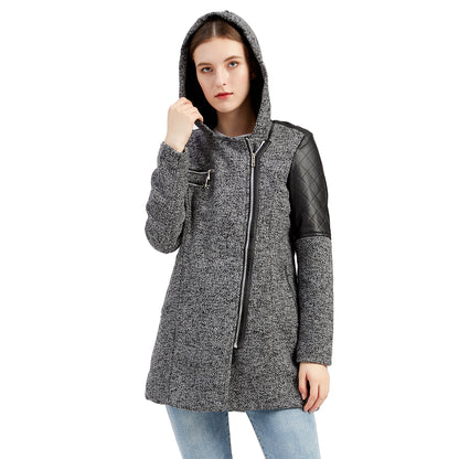 Hooded Woolen Coat