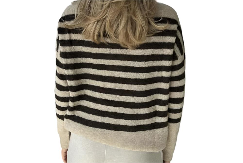 Knitwear Lazy Striped Sweater