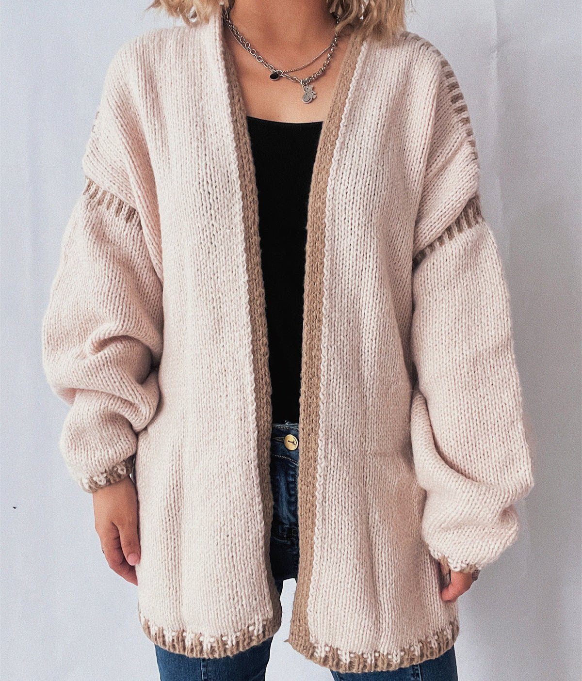 Knitted Preppy Chic Cardigan