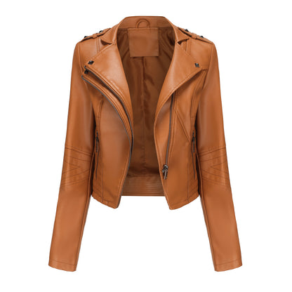 Rivet Leather Jacket